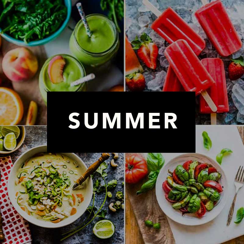 Summer recipes to use in a 21-day cleanse.