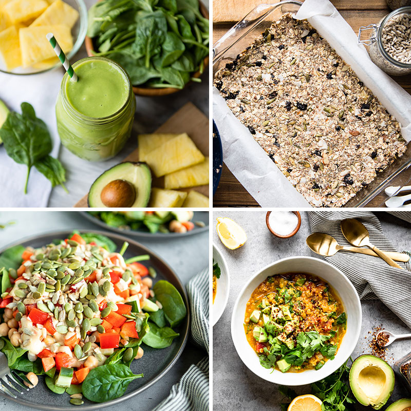 detox recipes from the 21-day cleanse like smoothies, salad and soups.