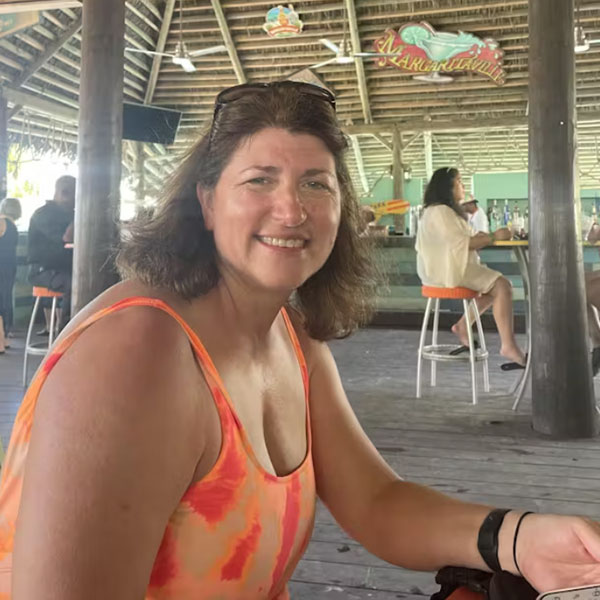 Lynette after her successful 21-day cleanse.
